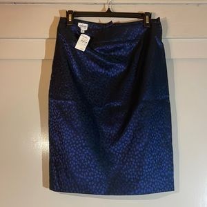Armani blue silk skirt size 4